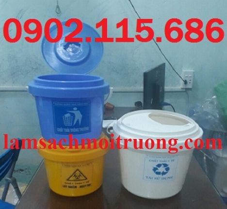 Xô đựng bông băng, xô đựng rác y tế, xô rác y tế, xô y tế 5L, xô y tế 10L, xô y tế 15L, xô y tế 22L,