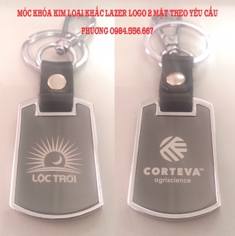 Móc khóa kim loại, Móc khóa xi mạ vàng cao cấp