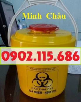 Xô đựng bông băng, xô đựng rác y tế, xô rác y tế, xô y tế 5L, xô y tế 10L, xô y tế 15L, xô y tế 22L,
