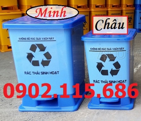 Thùng rác y tế đạp chân, thùng rác y tế, thùng rác đạp chân, thùng rác bệnh viện, túi rác y tế,