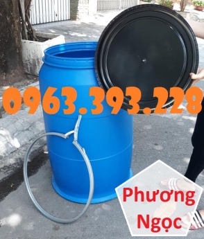 Thùng phuy nhựa HDPE nắp mở, thùng phuy đựng hóa chất