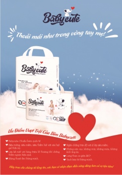 BÁN BỈM BABYCUTE – BỈM VIỆT, CHẤT LƯỢNG NGANG BỈM MERRIES, GOON... GIÁ KM GIẢM 350K CHỈ 279K