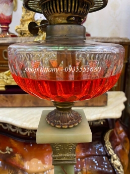 Đôi đèn dầu cổ xuất xứ Pháp