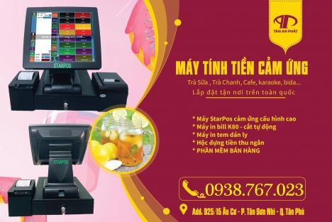 Chuyên bán máy tính tiền cho quán ăn, café tại Hà Tĩnh