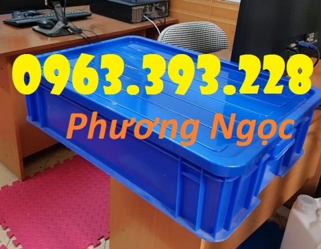 Thùng nhựa đặc cao 15, thùng nhựa HS007, thùng nhựa công nghiệp