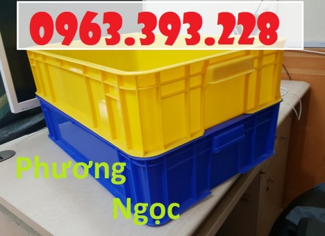 Thùng nhựa đặc cao 15, thùng nhựa HS007, thùng nhựa công nghiệp