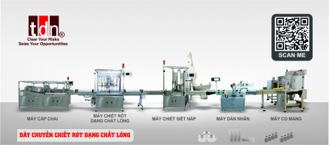 Dây chuyền chiết rót chất lỏng