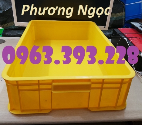 Thùng nhựa đặc cao 15, thùng nhựa HS007, thùng nhựa công nghiệp
