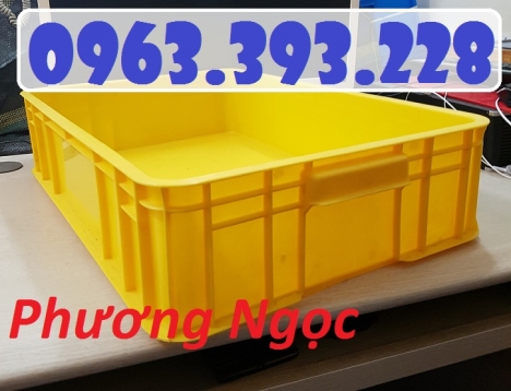 Thùng nhựa đặc cao 15, thùng nhựa HS007, thùng nhựa công nghiệp