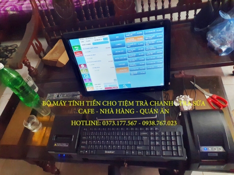 Bán máy tính tiền cảm ứng cho quán chè, kem tại Hải Dương