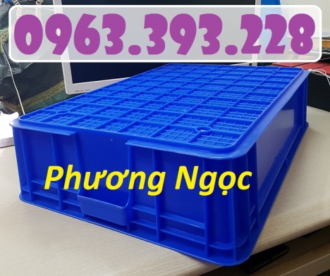 Thùng nhựa đặc cao 15, thùng nhựa HS007, thùng nhựa công nghiệp