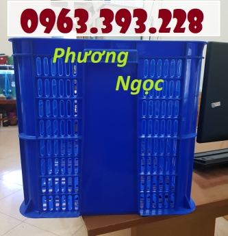 Sọt nhựa công nghiệp, sọt rỗng cao 39, sóng nhựa HS005