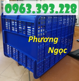 Sọt nhựa công nghiệp, sọt rỗng cao 39, sóng nhựa HS005