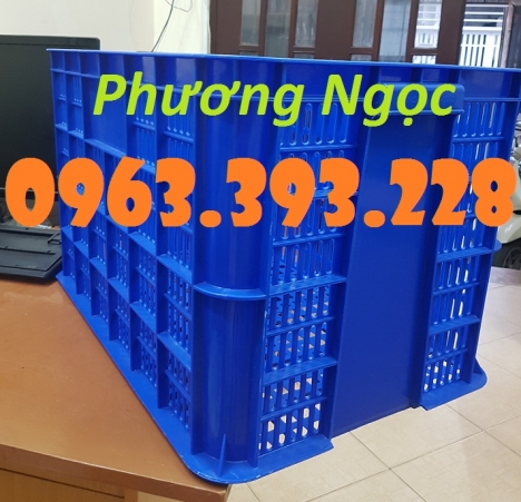 Sọt nhựa công nghiệp, sọt rỗng cao 39, sóng nhựa HS005