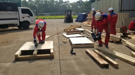 Dịch vụ đóng pallet gỗ tại Kiến Đỏ
