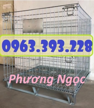 Lồng trữ hàng, lồng sắt có bánh xe, lồng gấp chứa hàng