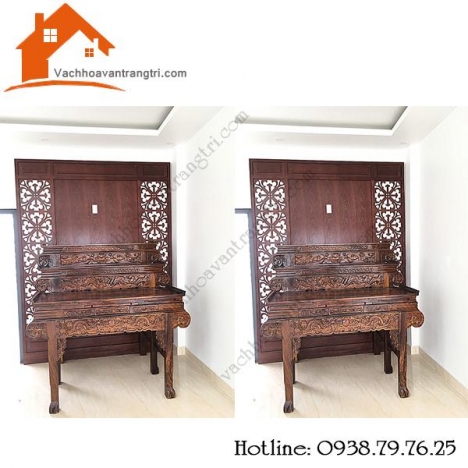 Thi công vách ngăn cnc bàn thờ ở Dương Bá Trạc