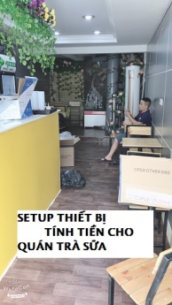 Thiết bị tính tiền tại Hà Tĩnh giá rẻ chuyển giao cho quán trà sữa