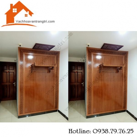 Thi công vách ngăn cnc bàn thờ ở Dương Bá Trạc