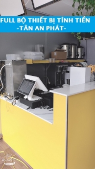 Thiết bị tính tiền tại Hà Tĩnh giá rẻ chuyển giao cho quán trà sữa