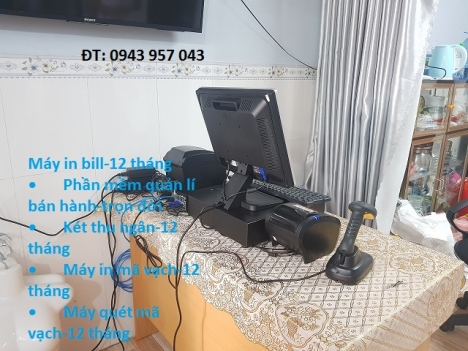 Shop quần áo tại Bạc Liêu setup bộ máy tính tiền giá rẻ