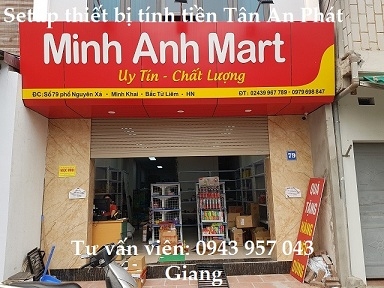 Cửa hàng tạp hóa TP.HCN lắp đặt full bộ thiết bị tính tiền giá siêu rẻ