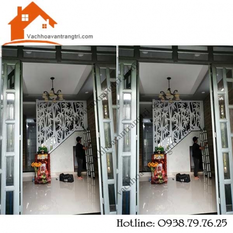 Vách ngăn giá rẻ- Vách ngăn cnc cầu thang mới