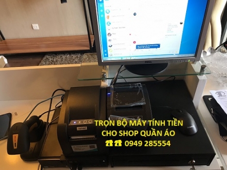 Shop thời trang tại Hà Nội setup trọn bộ máy tính tiền giá rẻ