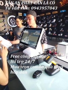 Cửa hàng giày thể thao TP.HCN lắp đặt full bộ thiết bị tính tiền giá sinh viên