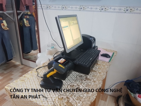 Shop quần áo tại Bạc Liêu setup bộ máy tính tiền giá rẻ
