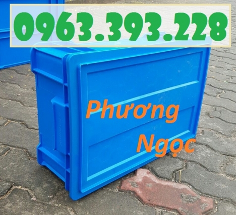 Thùng nhựa có nắp, thùng nhựa B4, hộp nhựa công nghiệp