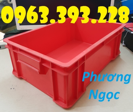 Thùng nhựa có nắp, thùng nhựa B4, hộp nhựa công nghiệp
