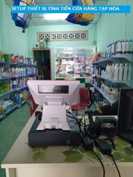 Cửa hàng tạp hóa TP.HCN lắp đặt full bộ thiết bị tính tiền giá siêu rẻ