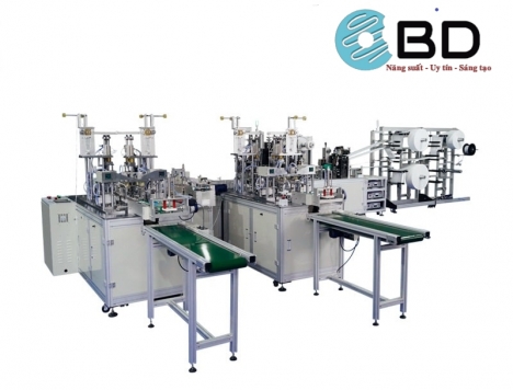 Dây chuyền sản xuất khẩu trang y tế chuyên nghiệp tại hà nội