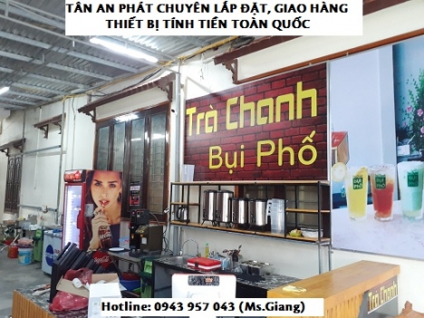 Sóc Trăng setup bộ máy tính tiền giá rẻ tại trà chanh quán