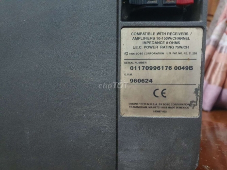 Loa bose 301.seri4 đẹp lung linh. Bao thầy thợ test
