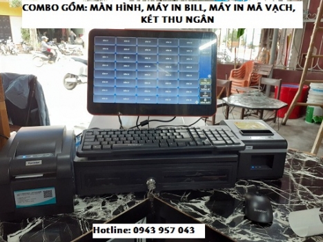 Thôn trà chanh lắp đặt full thiết bị tính tiền giá rẻ tại Hà Nội