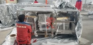 Đóng gói hút chân không máy móc tại Hòa Bình