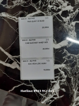 Thôn trà chanh lắp đặt full thiết bị tính tiền giá rẻ tại Hà Nội