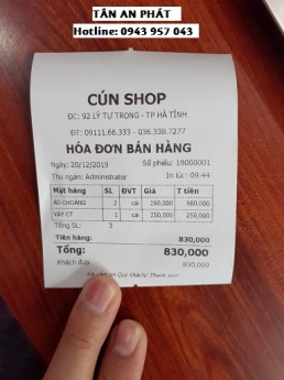 Cung cấp bộ máy tính tiền cho shop quần áo giá rẻ tại Hà Tiên