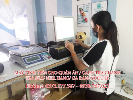 Cung cấp máy tính tiền cho quán ăn- quán cơm tại Bình Thuận