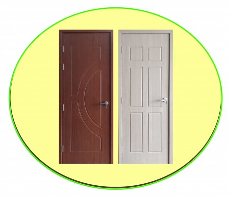 Cửa Nhựa Giả Gỗ Giá Rẻ Dành Cho Toilet, Siêu Bền, Siêu Chịu Nước