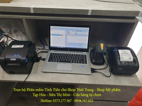 Bán phần mềm tính tiền cho Shop quần áo tại Bình Thuận