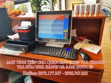 Cung cấp máy tính tiền cho quán ăn- quán cơm tại Bình Thuận