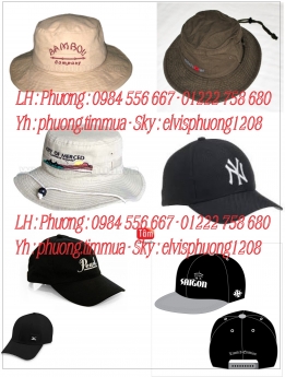 Xưởng May Mũ Nón Du Lịch, Mũ Nón Cao Cấp, Thêu Và In Ấn Logo Theo Yêu Cầu