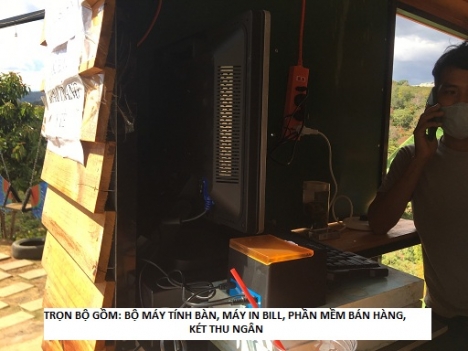 Combo máy tính tiền giá rẻ cho quán ăn/quán nhậu/cf/ẩm thực... tại TP.HCM