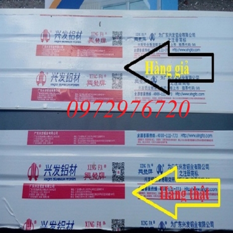 Xingfa cách nhận biết chính hãng