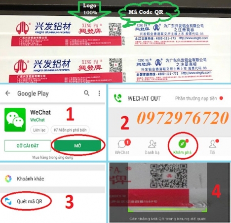 Xingfa cách nhận biết chính hãng
