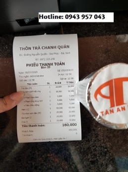 Bán full thiết bị tính tiền giá rẻ tại Bắc Ninh cho quán thôn trà chanh