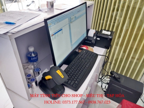 Máy tính tiền trọn bộ cho Shop tại Hậu Giang